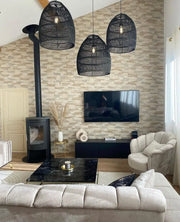 Table basse en marbre Noir - Modernista Maroc