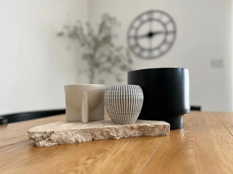 Déco dalle de pierre travertin - Modernista Maroc