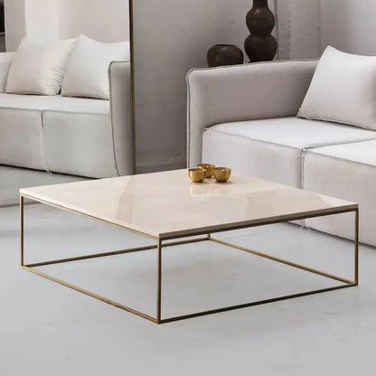Table Basse Carrée -  Divers Marbre et Dimensions - Modernista Maroc