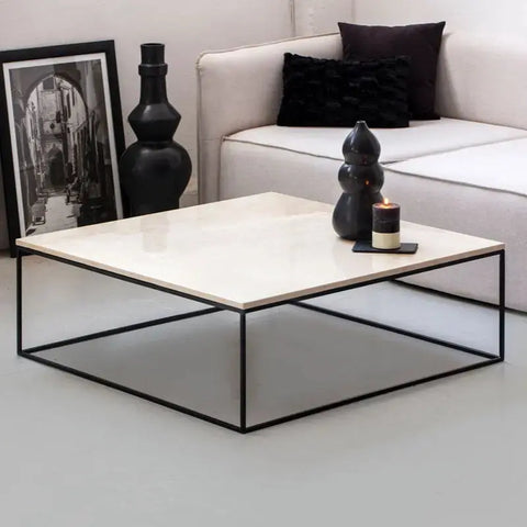 Table Basse Carrée -  Divers Marbre et Dimensions - Modernista Maroc
