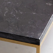 Table Basse Carrée dorée -  Divers Marbre et Dimensions - Modernista Maroc