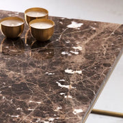 Table Basse Carrée dorée -  Divers Marbre et Dimensions - Modernista Maroc