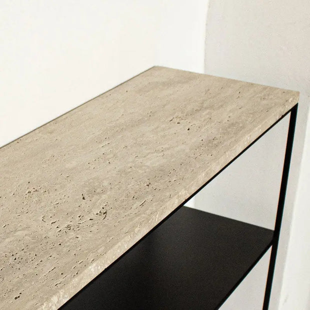 Console Mars en travertin - Modernista Maroc