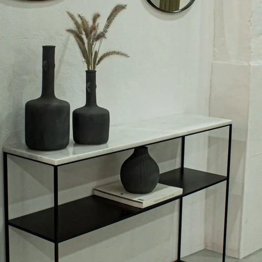 Console en Marbre Blanc Andalusia - Modernista Maroc