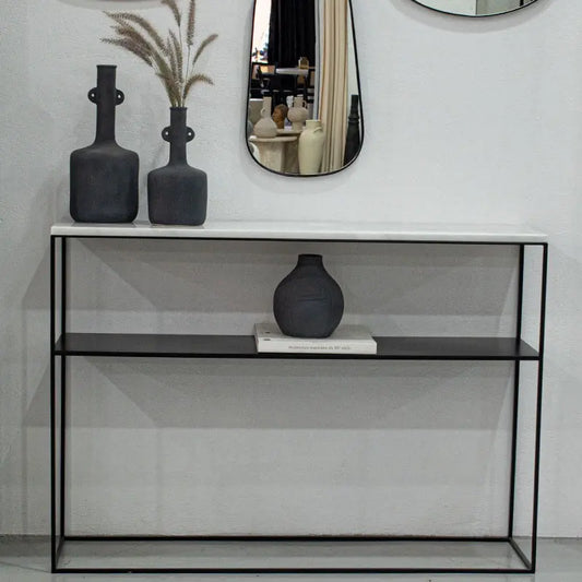 Console en Marbre Blanc Andalusia - Modernista Maroc