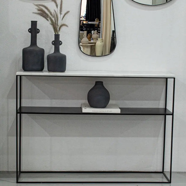 Console en Marbre Blanc Andalusia - Modernista Maroc