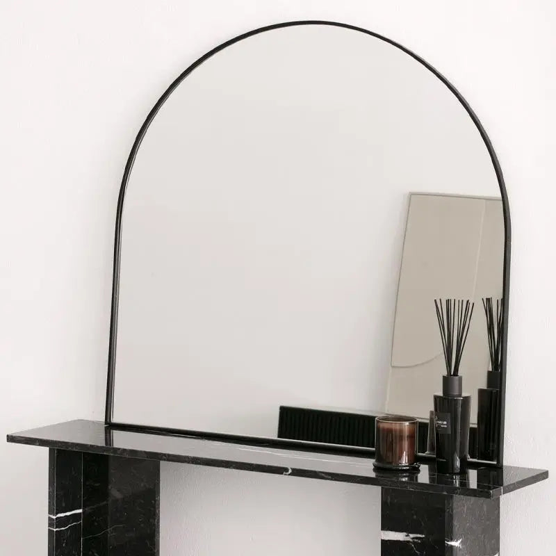 Miroir Mural en Demi-Cercle