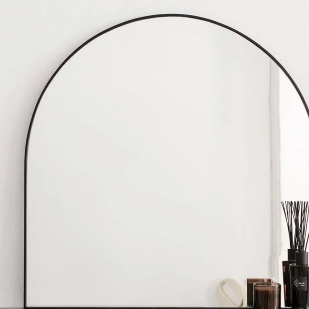 Miroir Mural en Demi-Cercle