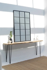 Grand Miroir Noir Rectangulaire