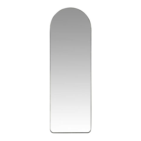 Miroir arche en métal noir 40x120cm
