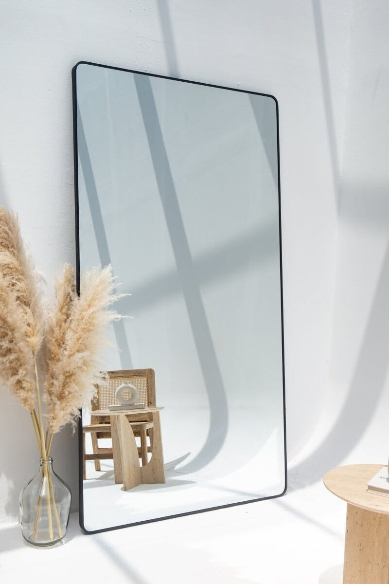 Miroir Adeline Rectangulaire Noir