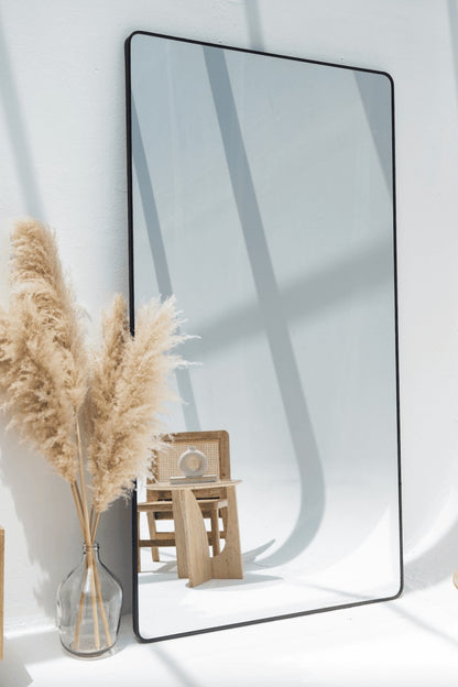 Miroir Adeline Rectangulaire Noir