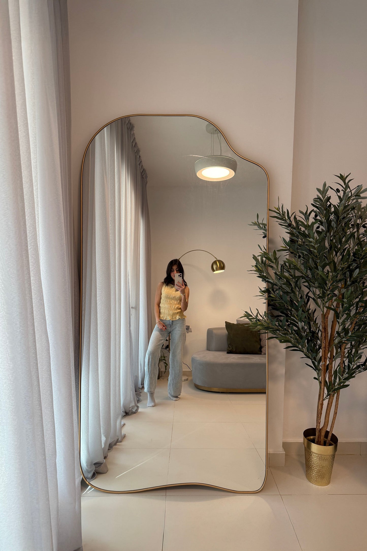 Grand Miroir avec Forme Irrégulière