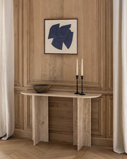 Console en travertin Constance