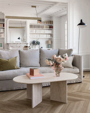 Table Basse Spinelle en Travertin