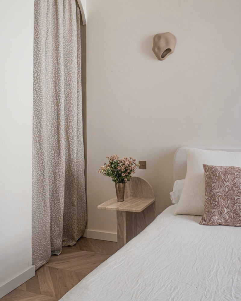 Table de chevet en travertin Nysa