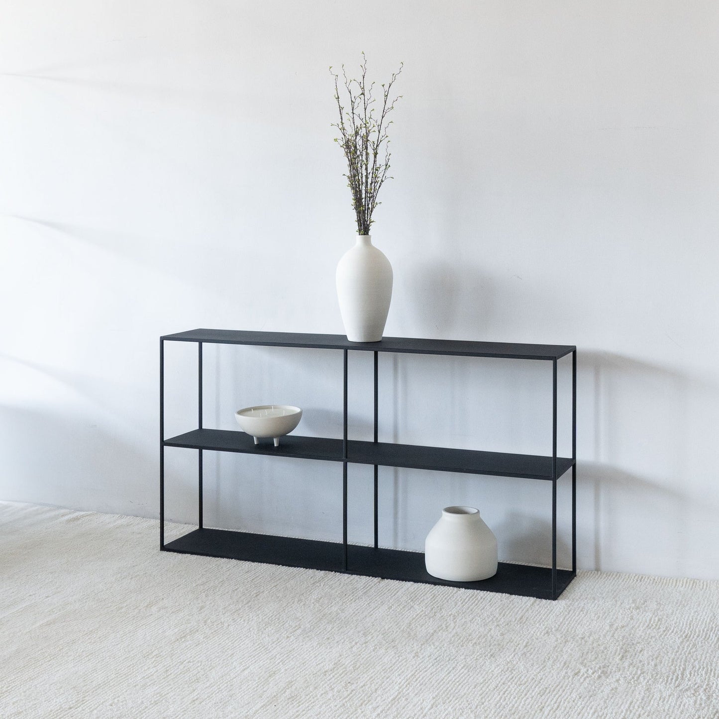 Console Onyx — version acier noir poudré