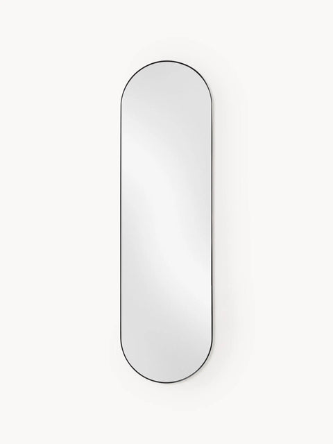 Miroir Mural Ovale Noir (4 Tailles)