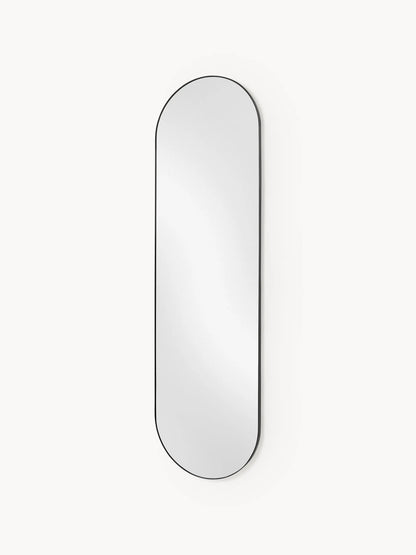 Miroir Mural Ovale Noir (4 Tailles)