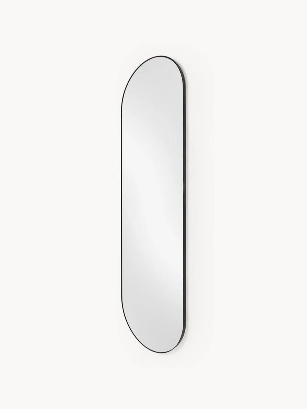 Miroir Mural Ovale Noir (4 Tailles)