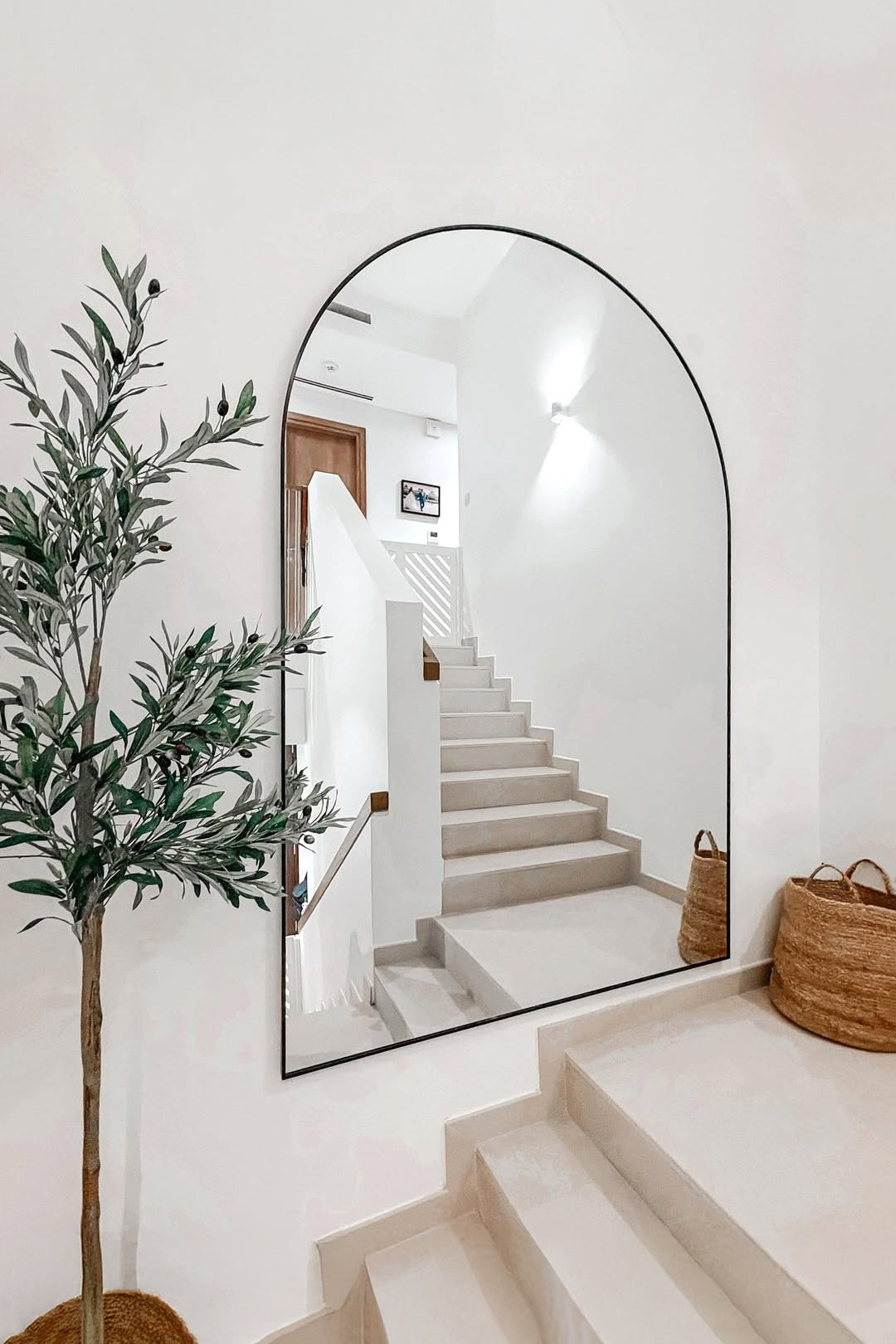 Miroir XXL Arqué Noir
