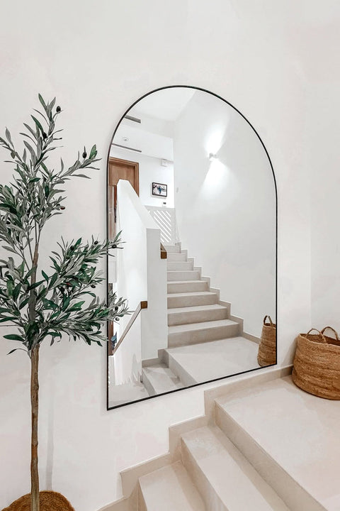 Miroir XXL Arqué Noir