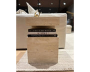 Table d'appoint en travertin Magnifis - Modernista Maroc