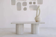 Table basse en travertin Olympia - Modernista Maroc