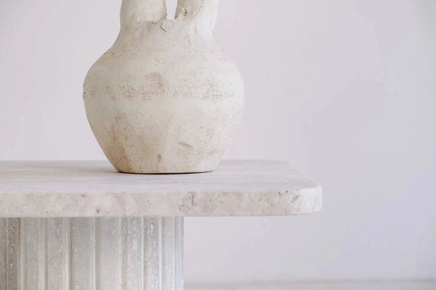 Table basse en travertin Olympia - Modernista Maroc