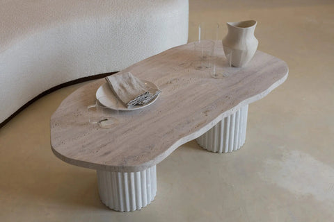 Table basse plateau forme organique Hades - Modernista Maroc