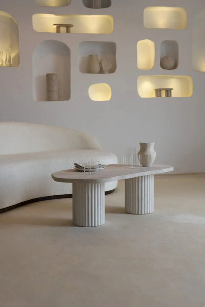 Table basse plateau forme organique Hades - Modernista Maroc