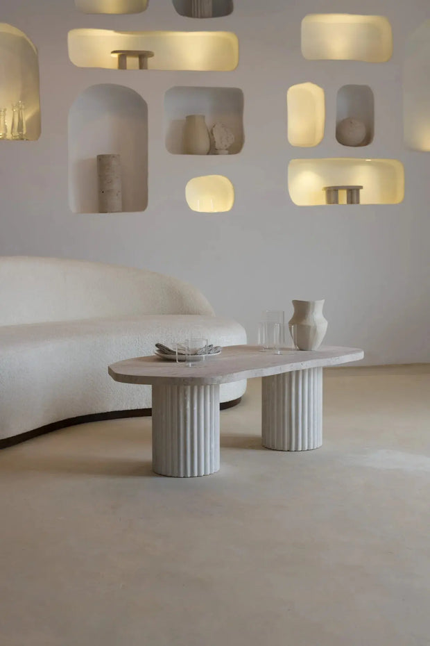 Table basse plateau forme organique Hades - Modernista Maroc