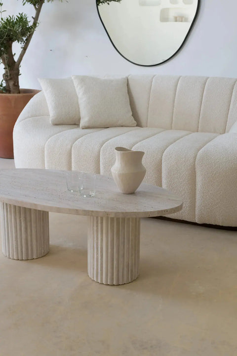 Table basse ovale Hestia - Modernista Maroc