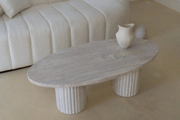 Table basse ovale Hestia - Modernista Maroc
