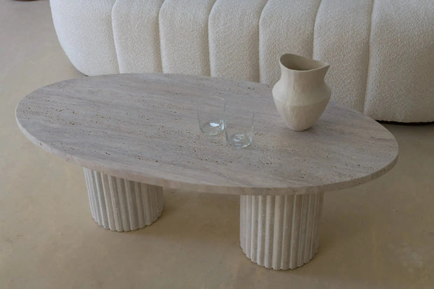 Table basse ovale Hestia - Modernista Maroc